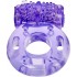 Фиолетовое эрекционное кольцо с вибрацией Ring Elastic Heart