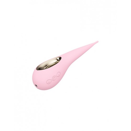 Розовый точечный клиторальный стимулятор Lelo Dot - 16,5 см.