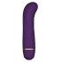 Фиолетовый G-стимулятор с вибрацией Mini G Floral - 10 см.