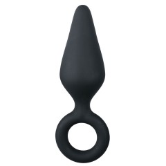 Черная анальная пробка Pointy Plug - 15,5 см.