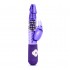 Фиолетовый вибратор с клиторальной стимуляцией Luxe Rabbit 2 - 26 см.