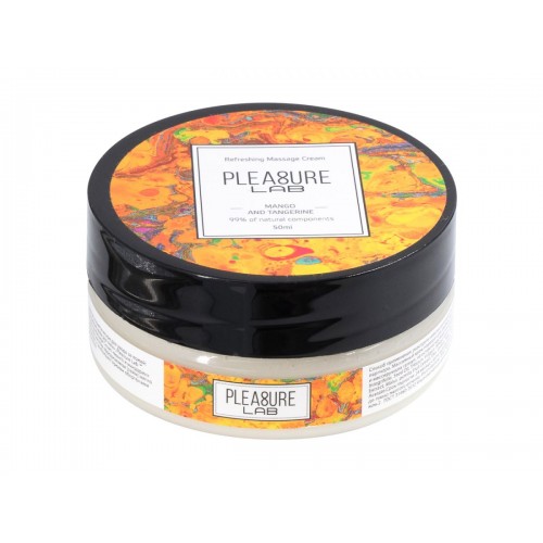 Массажный крем Pleasure Lab Refreshing с ароматом манго и мандарина - 50 мл.